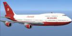 Boeing 747-400 Red Airlines Textures